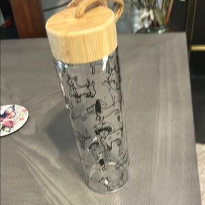 Smart Planet glass drink ware with “Forever Friends” accents. 23 ounces